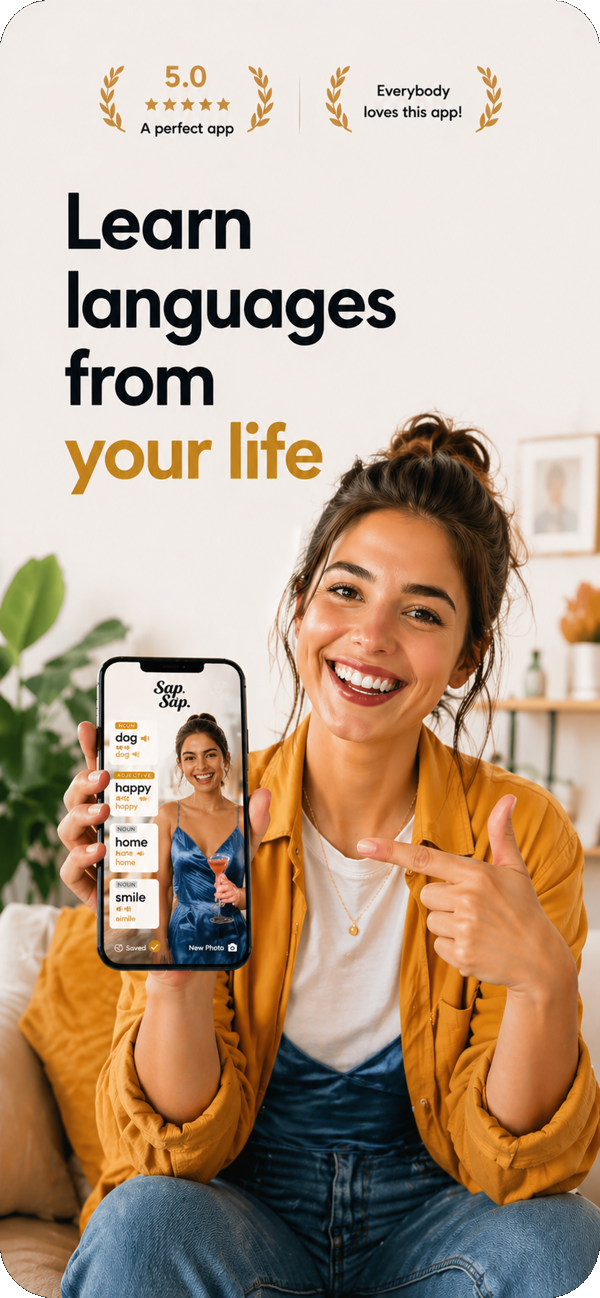 Sap Sap App Store screenshot about learning from your life